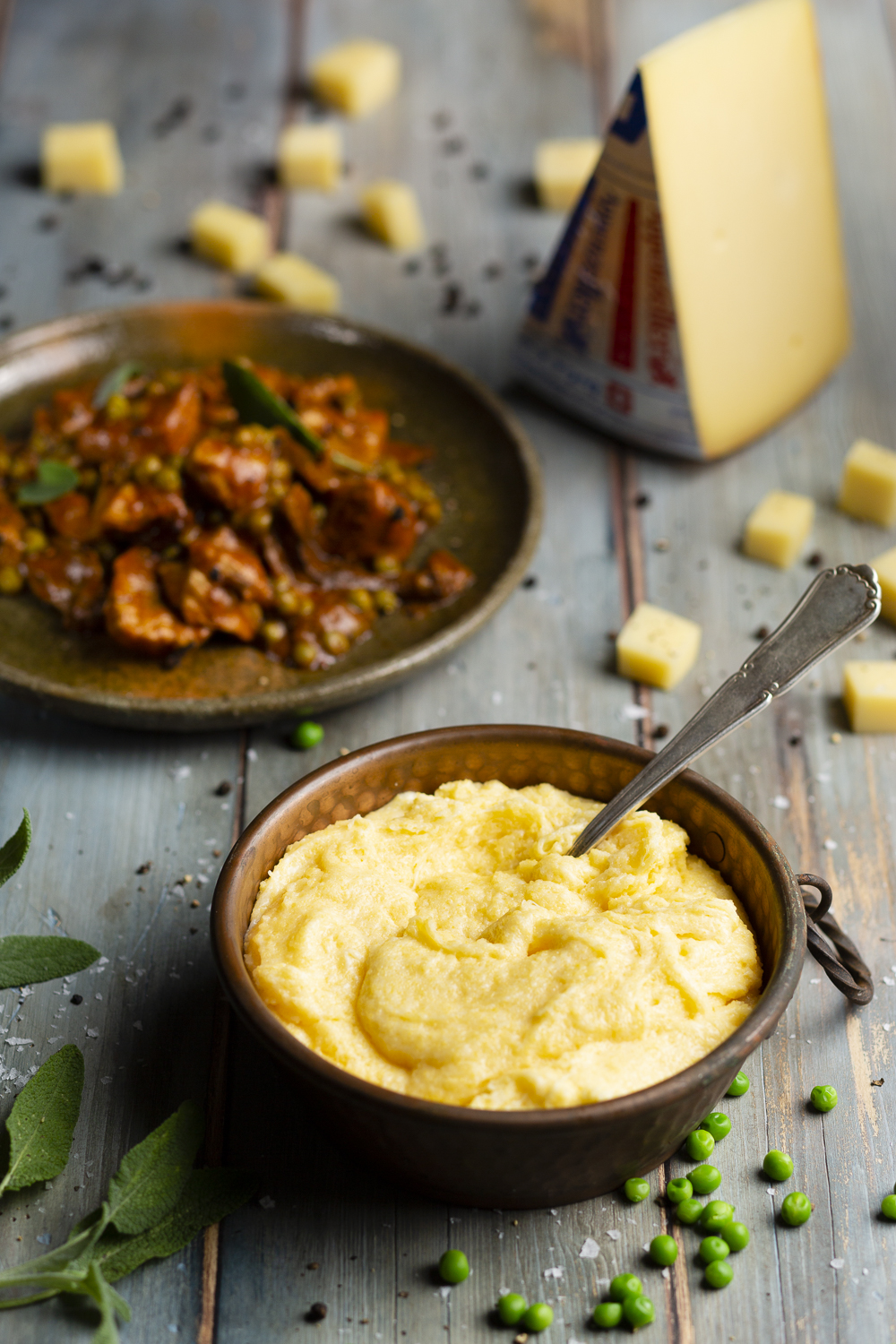 Spezzatino di carne con polenta concia all’Appenzeller®